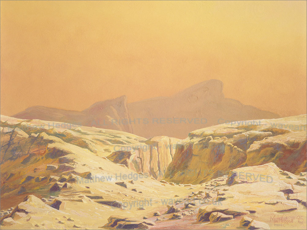 Space Painting in gouache.