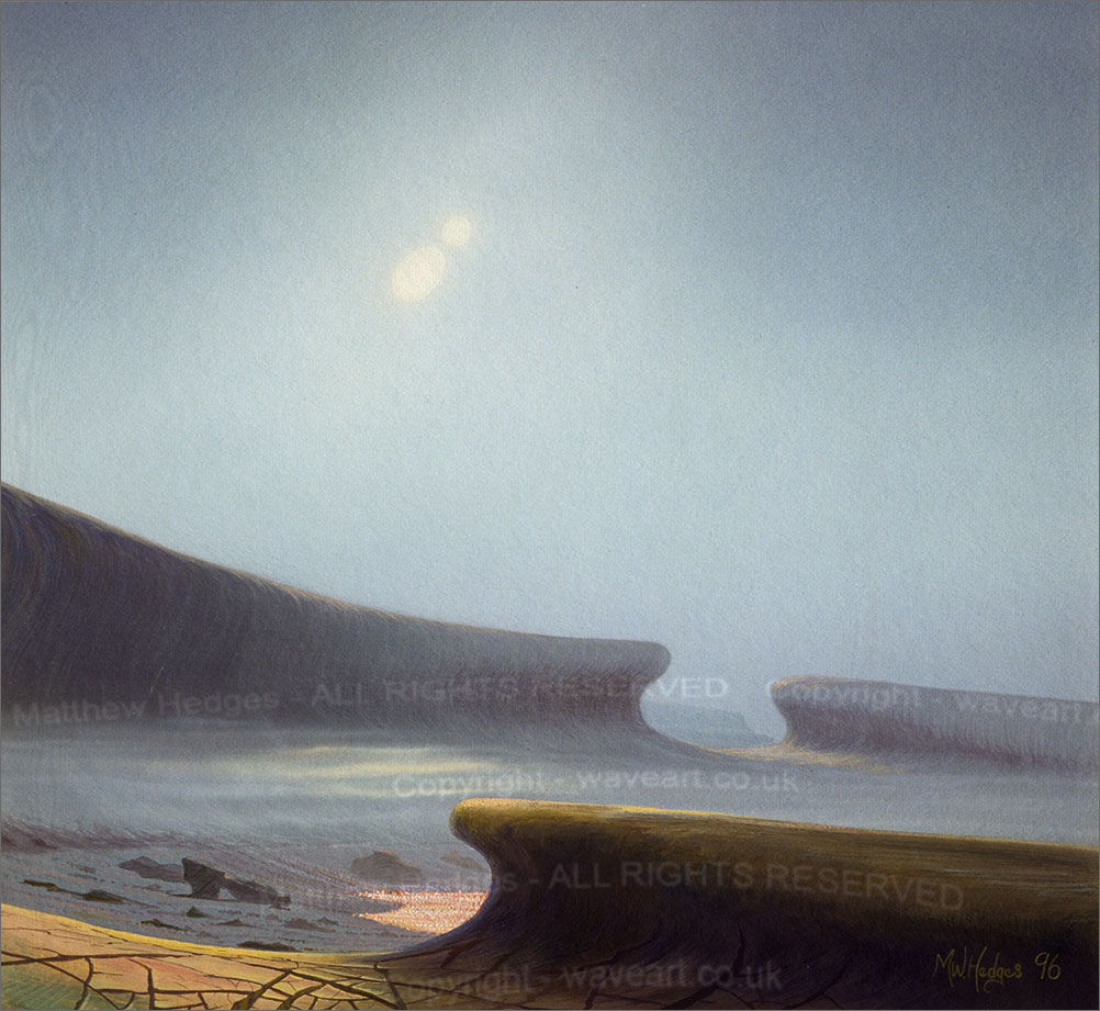 Space Painting in gouache.